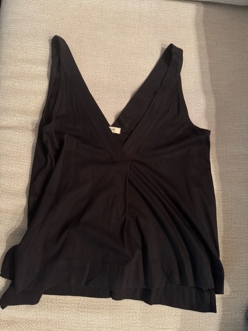 Madewell Black V-Neck blouse